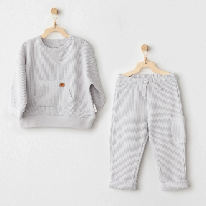 Mummy S Snuggle Saurus 2li Takım Grey