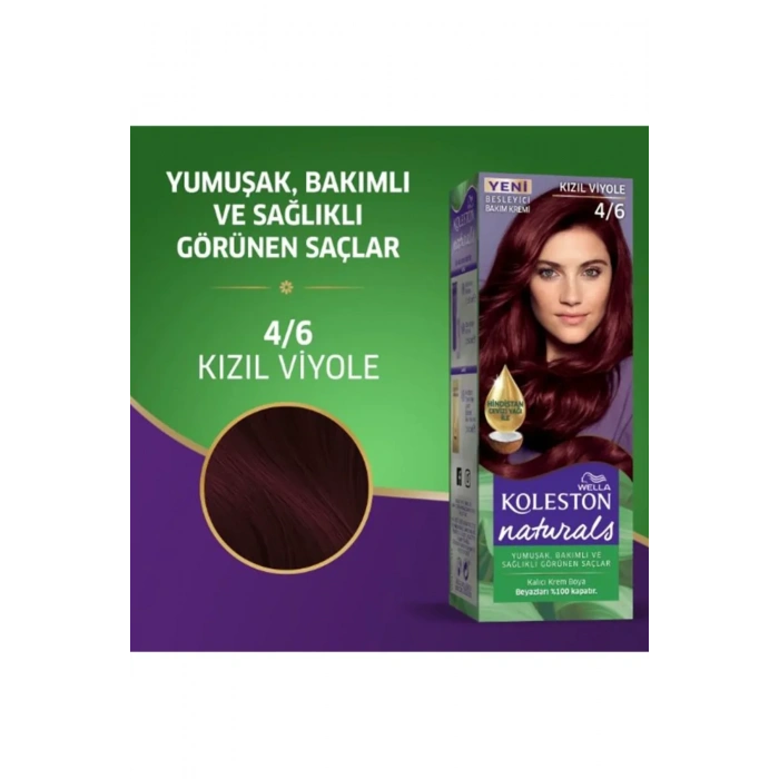 Naturals Saç Boyası Kızıl Viyole 4/6 2x Paket