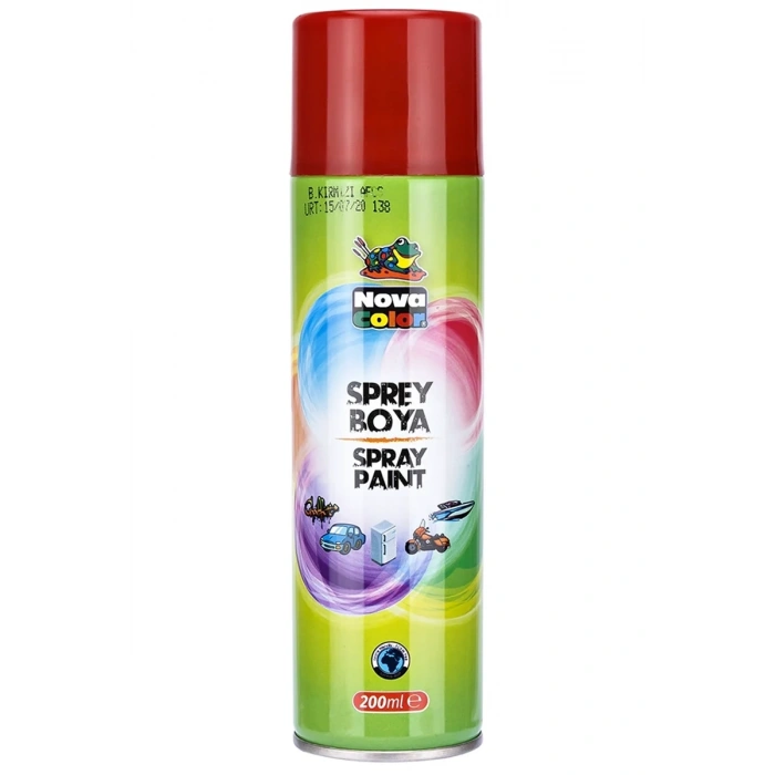 Nova Color Sprey Boya 200 Ml Kırmızı