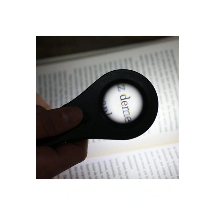 Para Kontrol Işıklı Büyüteçli Fener