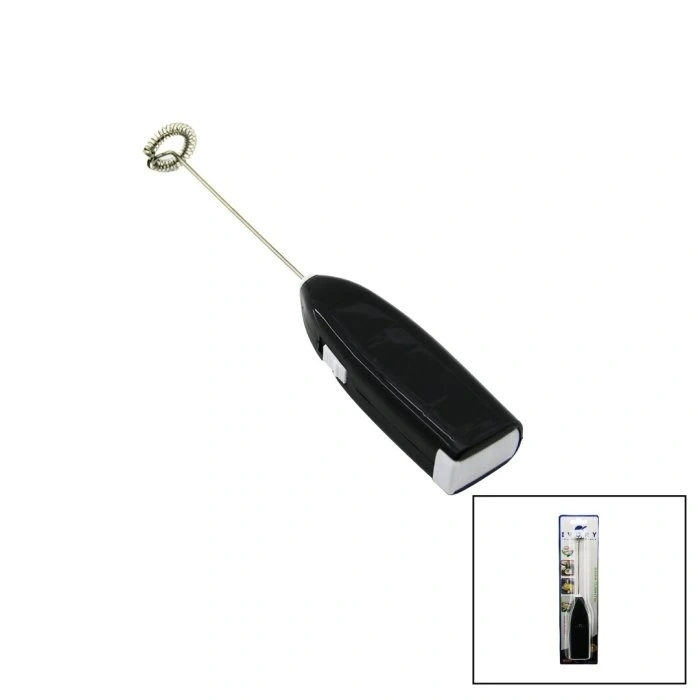 Pilli Renkli Süt Ve Kahve Köpürtücü - Karıştırıcı Mini Mikser