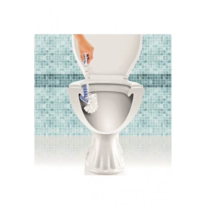 Plastik Softon Klozet Fırça Takımı Biçomi-Tp-336