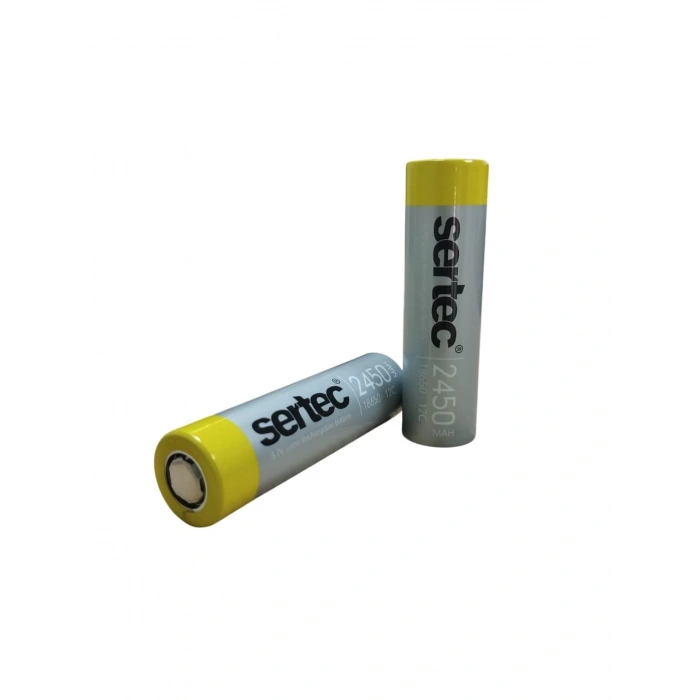 Sertec 18650 3.7v 2450 Mah 12c Li-ıon Şarjlı Pil