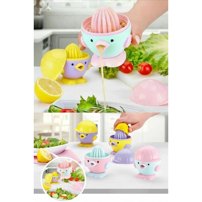 Şirin Limon Portakal Sıkacağı Karışık Renkli