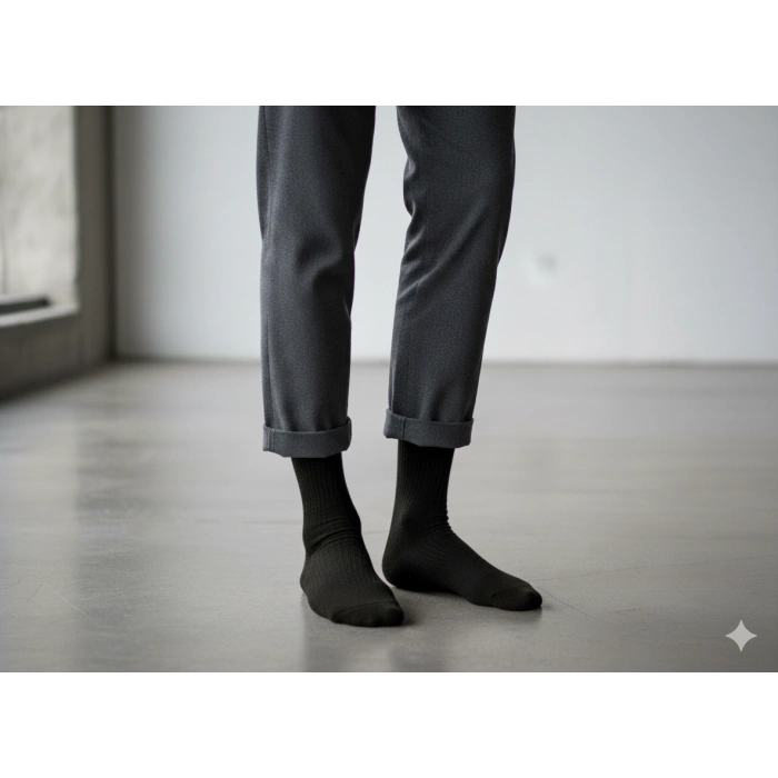 4 adet Siyah Kadın Termal Çorap