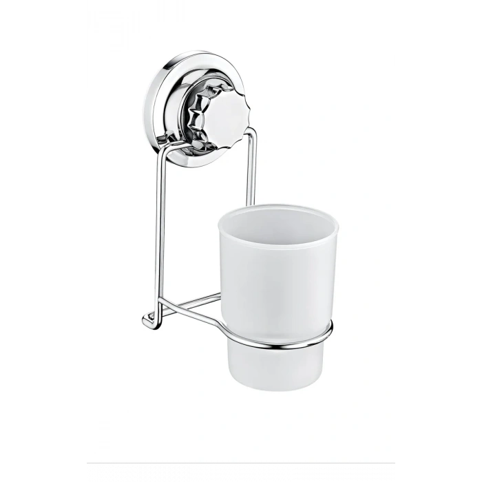 Vakumlu Diş Fırçalık Krom Biçomi-VK-711