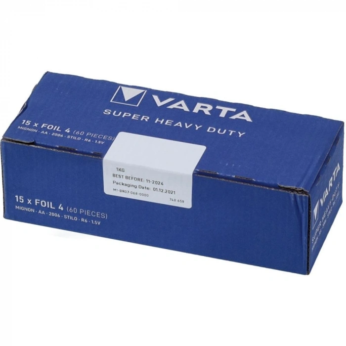 Varta  Aa Çinko Karbon Super Life  (60lı Paket)