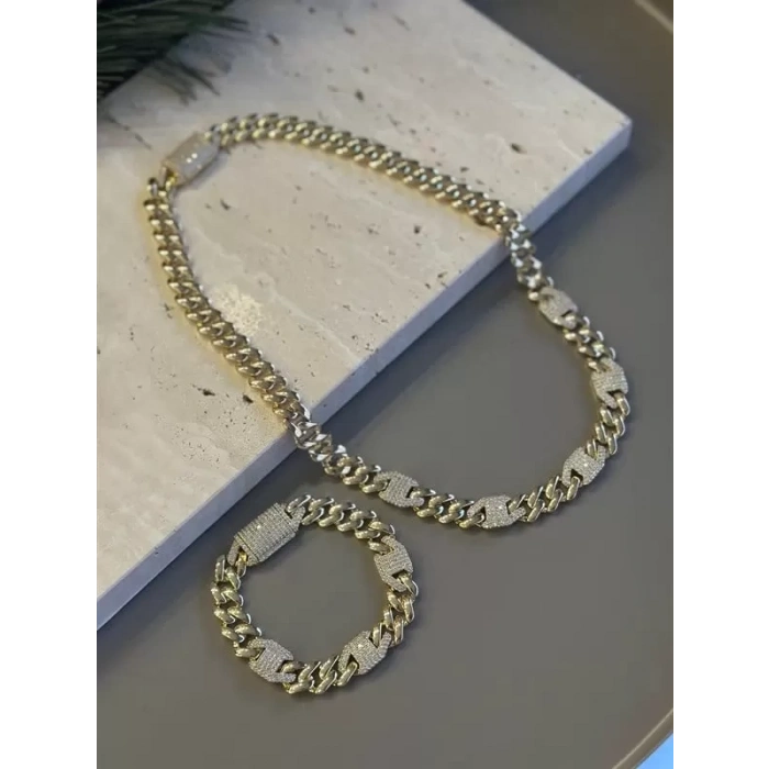Xuping Gurmet Set  Kolye - Altın