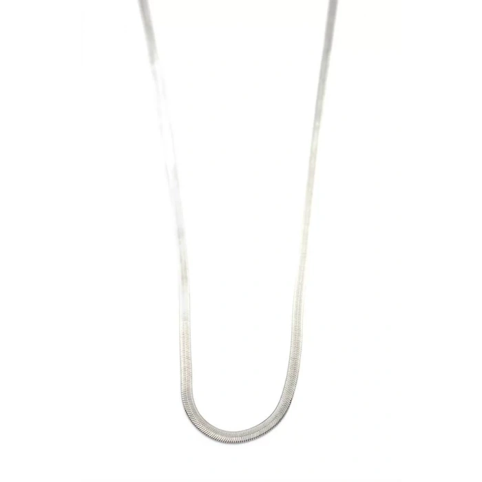 Xuping İtalyan Zincir Kolye-60cm - Gümüş