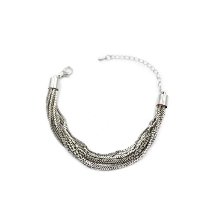Zincirli Bileklik - Gümüş