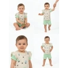 1/3 Yaş Piti Kalp Baskılı Çocuk Takımı