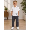 2/10 Yaş Müslin Gömlek Denim Pantolon Çocuk Takımı