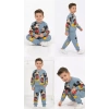 2-5 Yaş Fare Baskılı Penye Çocuk Takımı