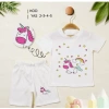2/5 Yaş Unicorn Baskılı Çocuk Takımı
