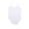 2 Adet İp Askılı Kadın Çıtçıtlı Body Beyaz