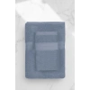 2 Parça Battal Lüks Premium Banyo Spa Havlu Takımı 90x170 Cm İndigo