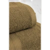 2 Parça Battal Lüks Premium Banyo Spa Havlu Takımı 90x170 Cm Kahve
