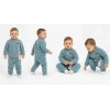 6/24 Ay Peluş Kumaş Fermuarlı Bebek Takımı