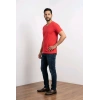 BİÇOMİ Premium Comfort Modern Fit V-Yaka Tişört