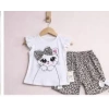 9/24 Ay Leopar Kedi Baskılı Bebek Takımı