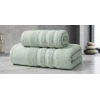 Ayla %100 Pamuklu 2 Parça Ultra Emici Konfor Banyo Havlu Seti (Yeşil)