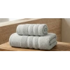 Ayla Çift Kat Emici & Yumuşak Doku Cilt Dostu 2li Banyo Havlu Seti - Gri