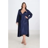 Bicomi 2li Lacivert Sabahlık Takımı Bigsize 6225