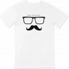 Biçomi Babalar Günü Hediye Baba Temalı Baskılı Oversize Bisiklet Yaka T-shirt - Beyaz