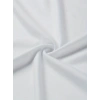 Biçomi Baskılı Oversize Bisiklet Yaka T-shirt - Beyaz