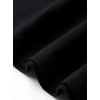 Biçomi Baskılı Oversize Bisiklet Yaka T-shirt - Beyaz