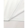 Biçomi Baskılı Oversize Bisiklet Yaka T-shirt - Beyaz
