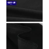 Biçomi Baskılı Oversize Bisiklet Yaka T-shirt - Siyah