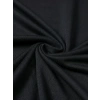 Biçomi Baskılı Oversize Bisiklet Yaka T-shirt - Siyah