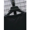 Biçomi Baskılı Oversize Bisiklet Yaka T-shirt - Siyah