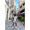 Biçomi Bej Ceket Ve Şort Takım