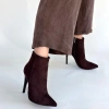 BİÇOMİ Blan Acı Kahve Süet Topuklu Bot