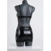 Bicomi Comfort-Glam: Esnek Deri ve Nefes Alabilir Transparan Fantezi Elbise