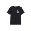Biçomi Erkek Baskılı Oversize T-shirt - Siyah