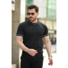 Biçomi Erkek Bisiklet Yaka Ribanalı Kısa Kollu Tshirt
