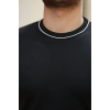 Biçomi Erkek Bisiklet Yaka Ribanalı Kısa Kollu Tshirt