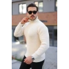 Biçomi Erkek Boğazlı Örme Kazak