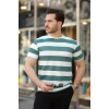 Biçomi Erkek çift Renk Pamuklu örme Kumaş Kısa Kollu T-shirt
