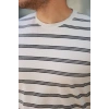 Biçomi Erkek çizgili Kısa Kollu T-shirt
