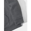 Biçomi Erkek Düz Kapüşonlu Sweat - Füme