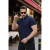 Biçomi Erkek Fermuarlı Yakalı Kısa Kollu Tshirt