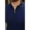 Biçomi Erkek Fermuarlı Yakalı Kısa Kollu Tshirt