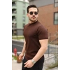 Biçomi Erkek Fitilli Bisiklet Yaka Triko Tişört