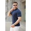 Biçomi Erkek Hemşire Yaka Kısa Kollu Tişört
