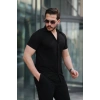 Biçomi Erkek Kısa Kollu örme Kumaş Pamuklu Gömlek