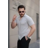 Biçomi Erkek Kısa Kollu örme Kumaş Pamuklu Gömlek